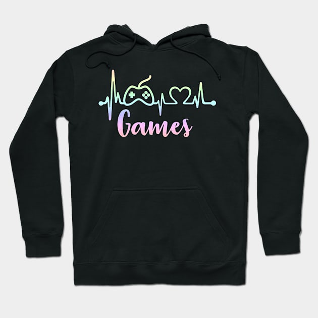 games colour Hoodie by equiliser